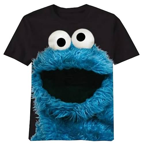 Sesame Street Big Photo Cookie T-Shirt